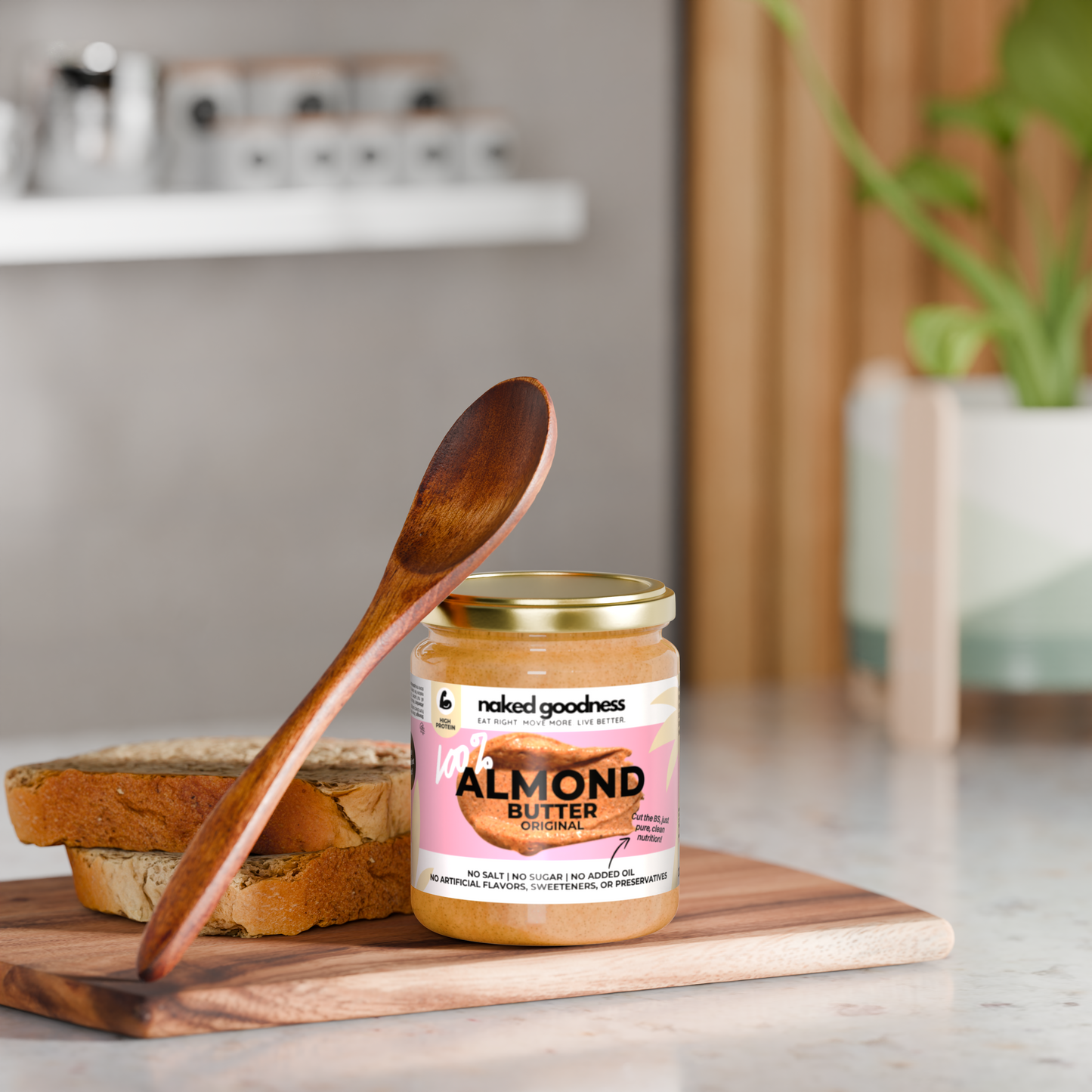 100% Pure Almond Butter, Smooth